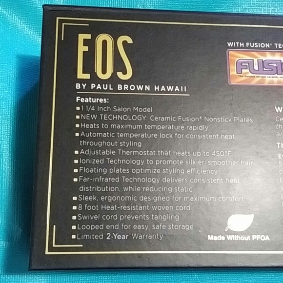 🌻 EOS PAUL BROWN  🌼Flat Iron 1 1/4  INCH🌼🌼💞 - Picture 5 of 7